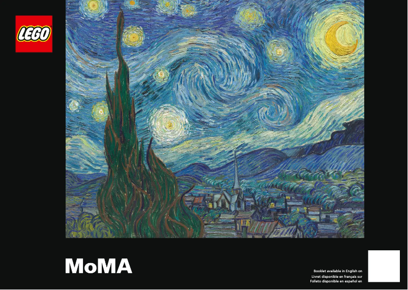 Page n°1 - Manuel utilisateur Lego Vincent van Gogh The Starry Night 21333