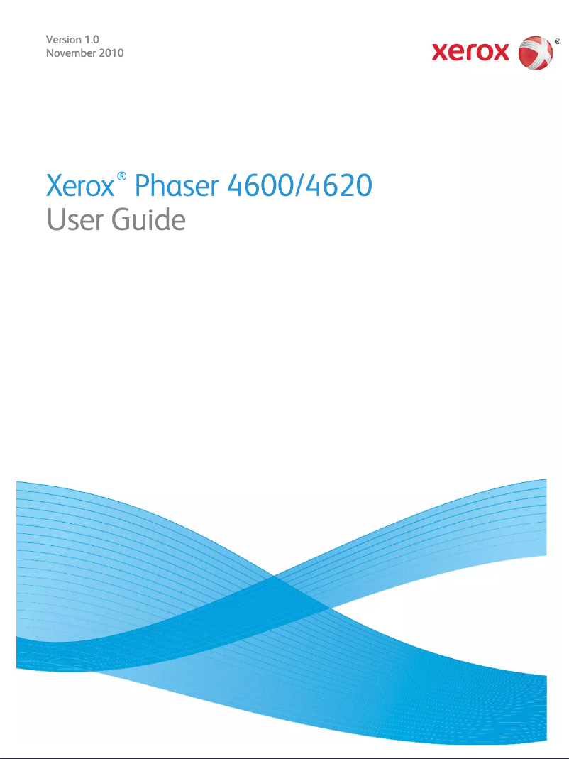 Página 1 del manual Manual de usuario Xerox Phaser 4620