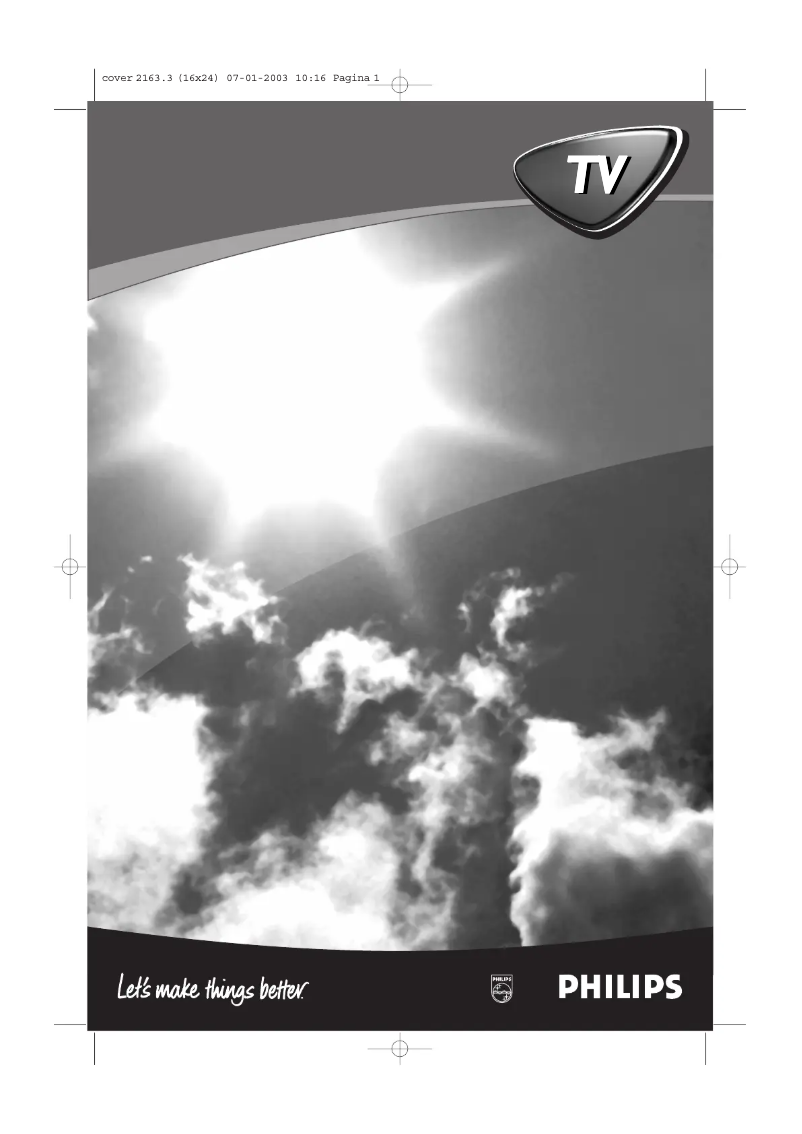 Page 1 de la notice Manuel utilisateur Philips 34PT9420