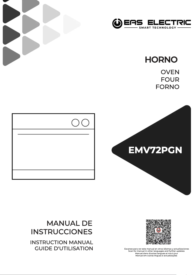 Page n°1 - Manuel utilisateur EAS Electric EMV72PGN