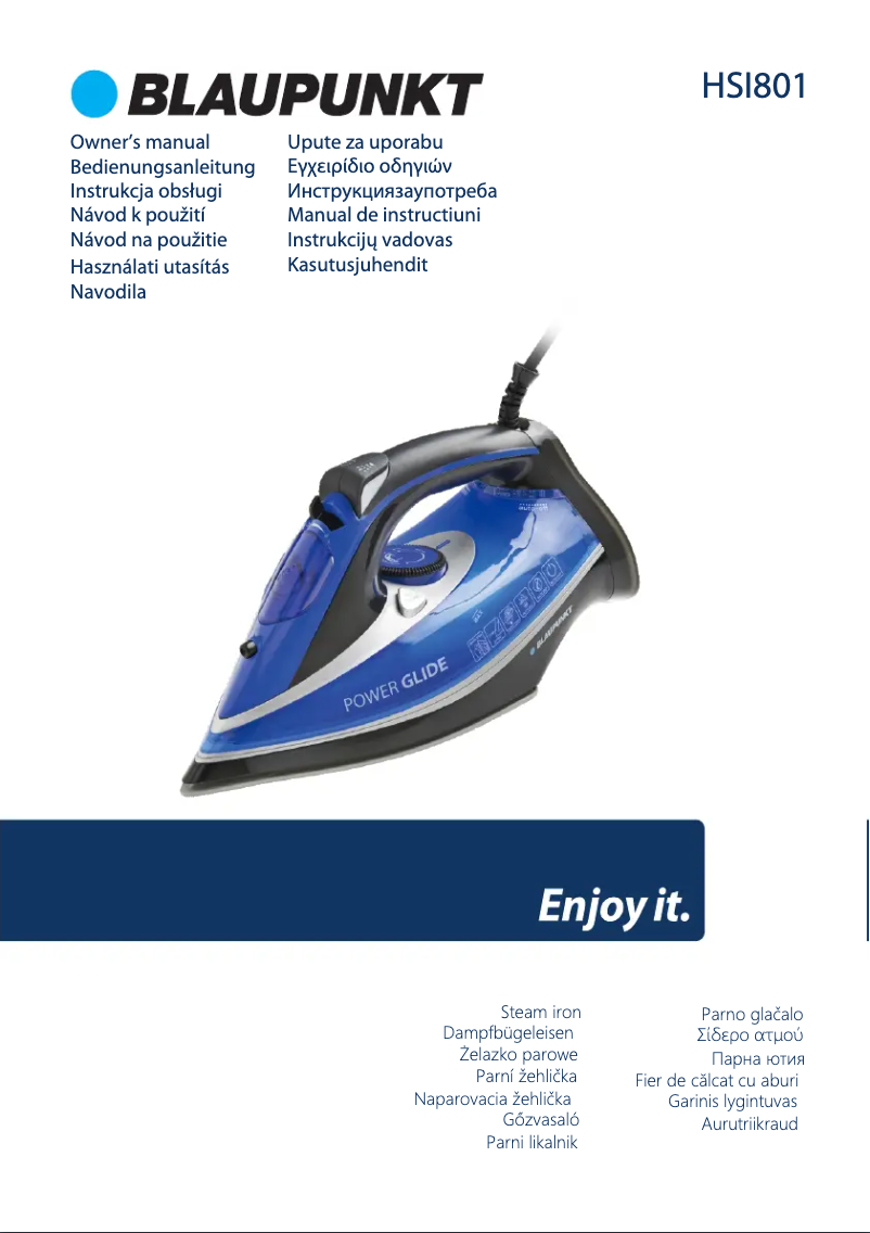Page 1 de la notice Manuel utilisateur Blaupunkt HSI801