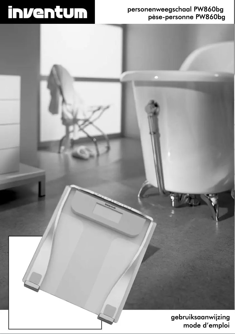 Image de la première page du manuel de l'appareil PW860BG