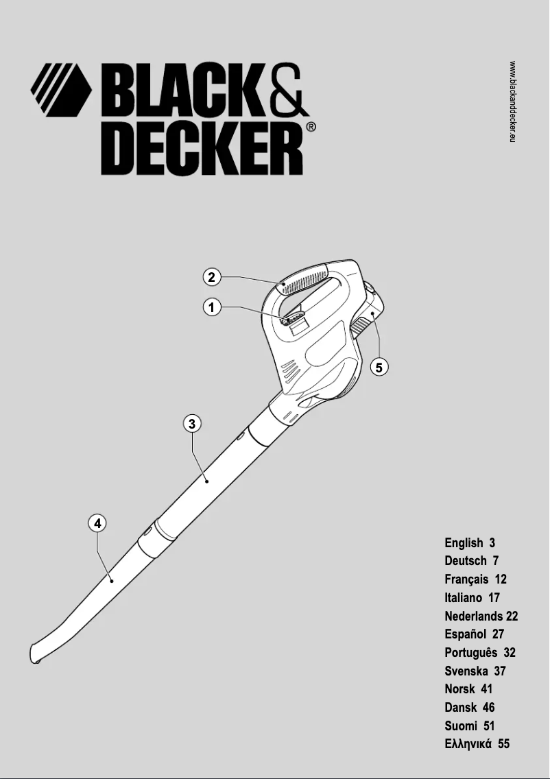 Page n°1 - Manuel utilisateur Black & Decker GW180