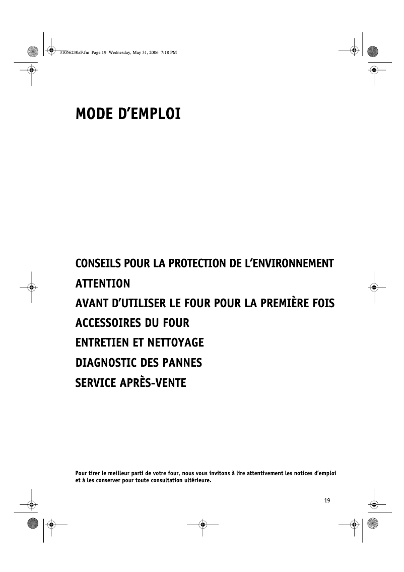 Page n°1 - Manuel utilisateur Whirlpool AKP 292