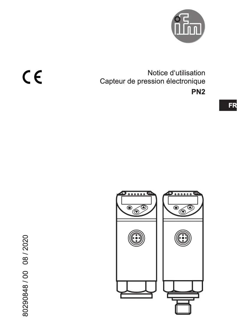 Page n°1 - Manuel utilisateur IFM PN2598
