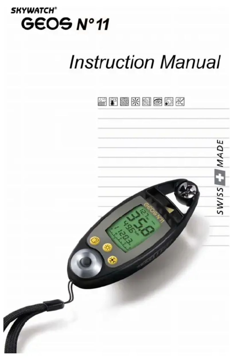 Page 1 de la notice Manuel utilisateur JDC Skywatch GEOS No 11