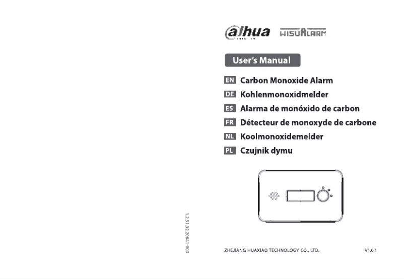 Page n°1 - Manuel utilisateur WisuAlarm GC20B