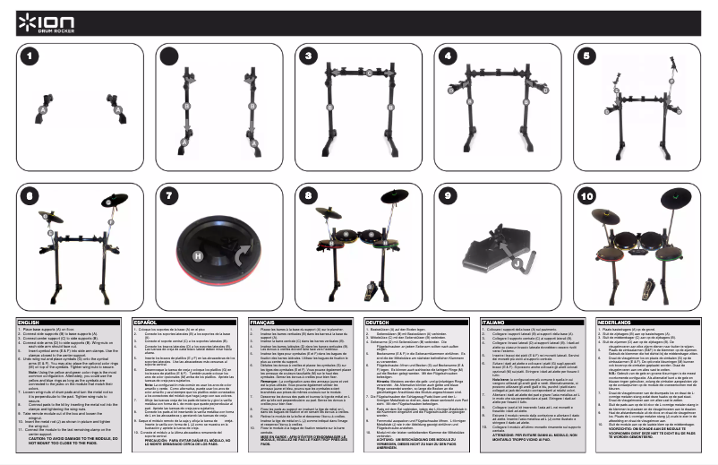 Page 1 de la notice Manuel utilisateur ION Drum Rocker