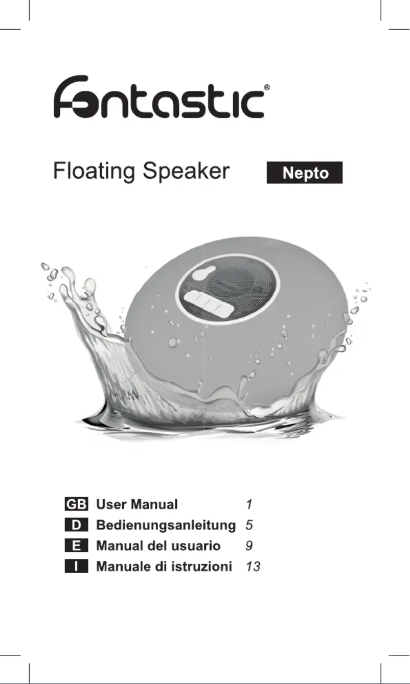 Page n°1 - Manuel utilisateur fontastic Nepto