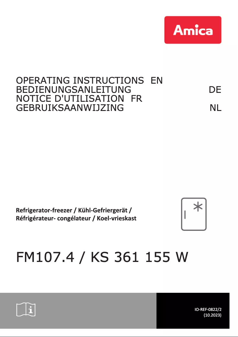 Image de la première page du manuel de l'appareil FM107.4