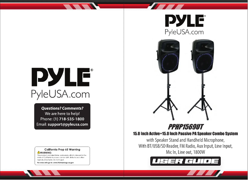 Imagen de la primera página del manual del dispositivo PPHP1569UT