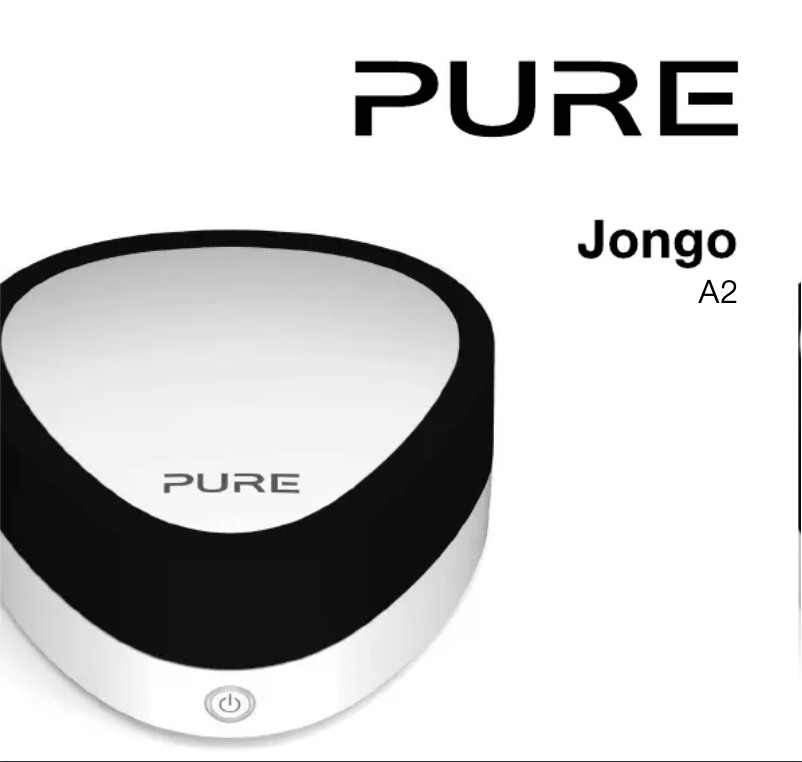 Page n°1 - Manuel utilisateur Pure Jongo A2