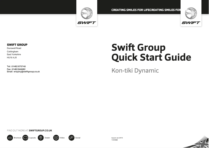 Image de la première page du manuel de l'appareil Kon-Tiki (2019)