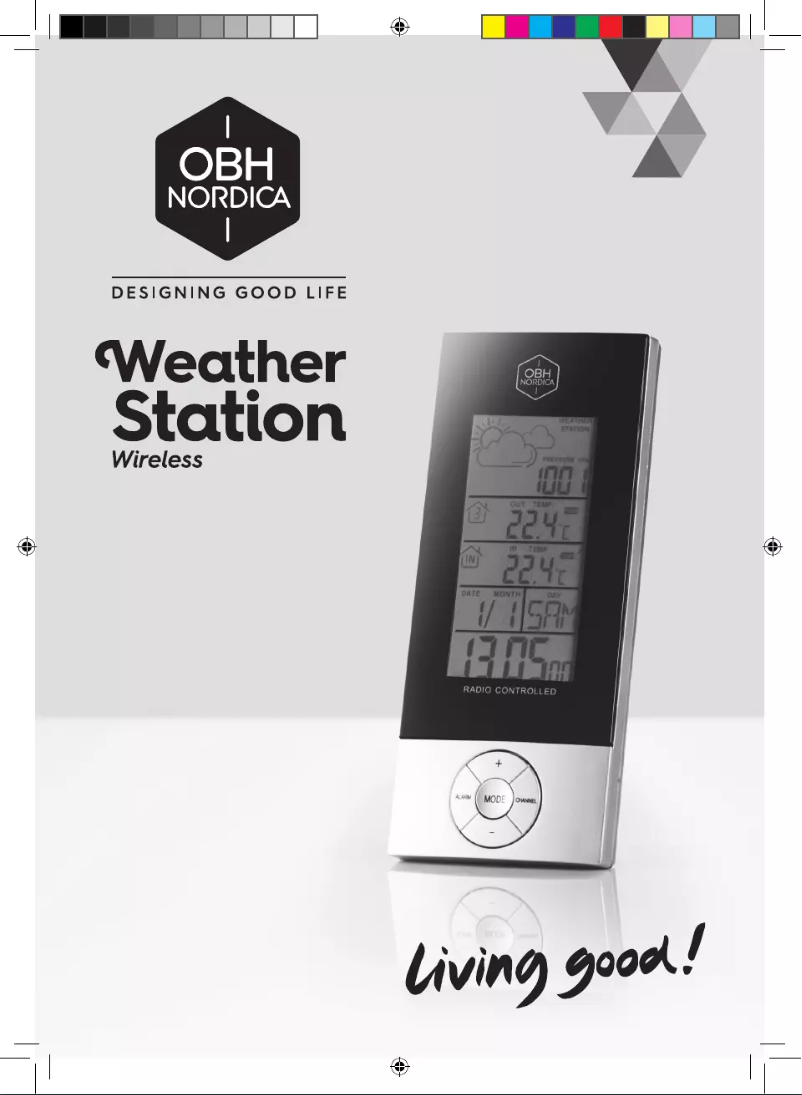 Page 1 de la notice Manuel utilisateur OBH Nordica 4832