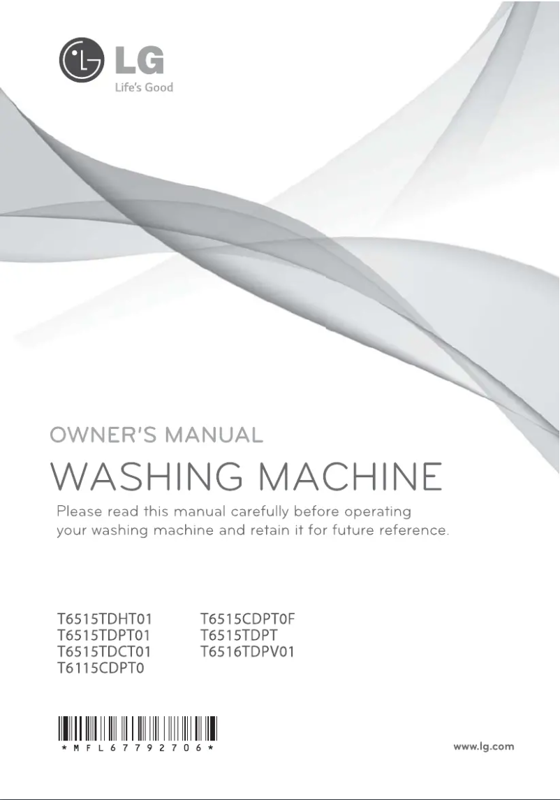 Image de la première page du manuel de l'appareil T6516TDPV01