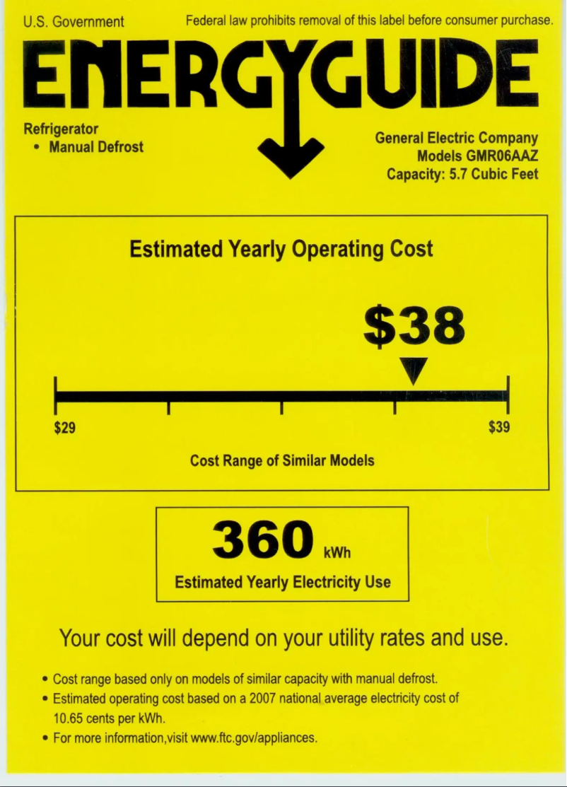 Image de la première page du manuel de l'appareil GMR06AAZBB