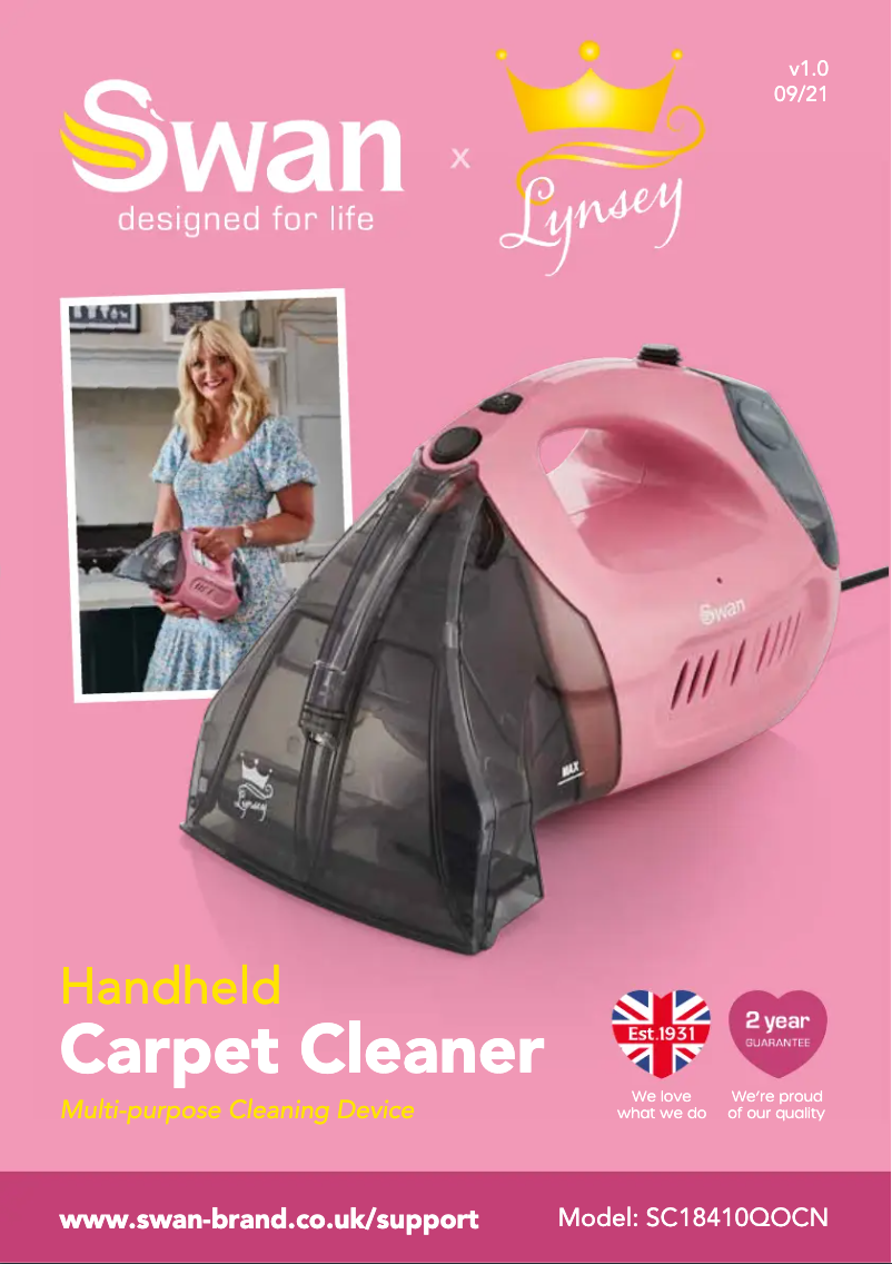 Page 1 de la notice Manuel utilisateur Swan Lynsey SC18410QOCN