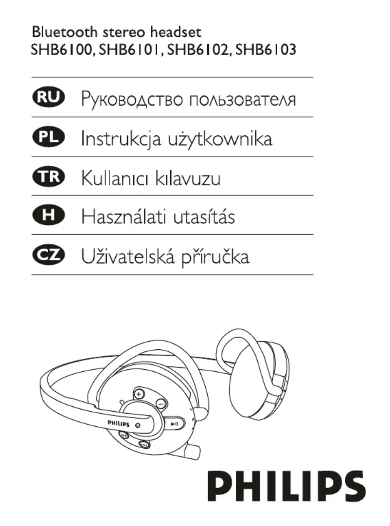 Página 1 del manual Manual de usuario Philips SHB6101