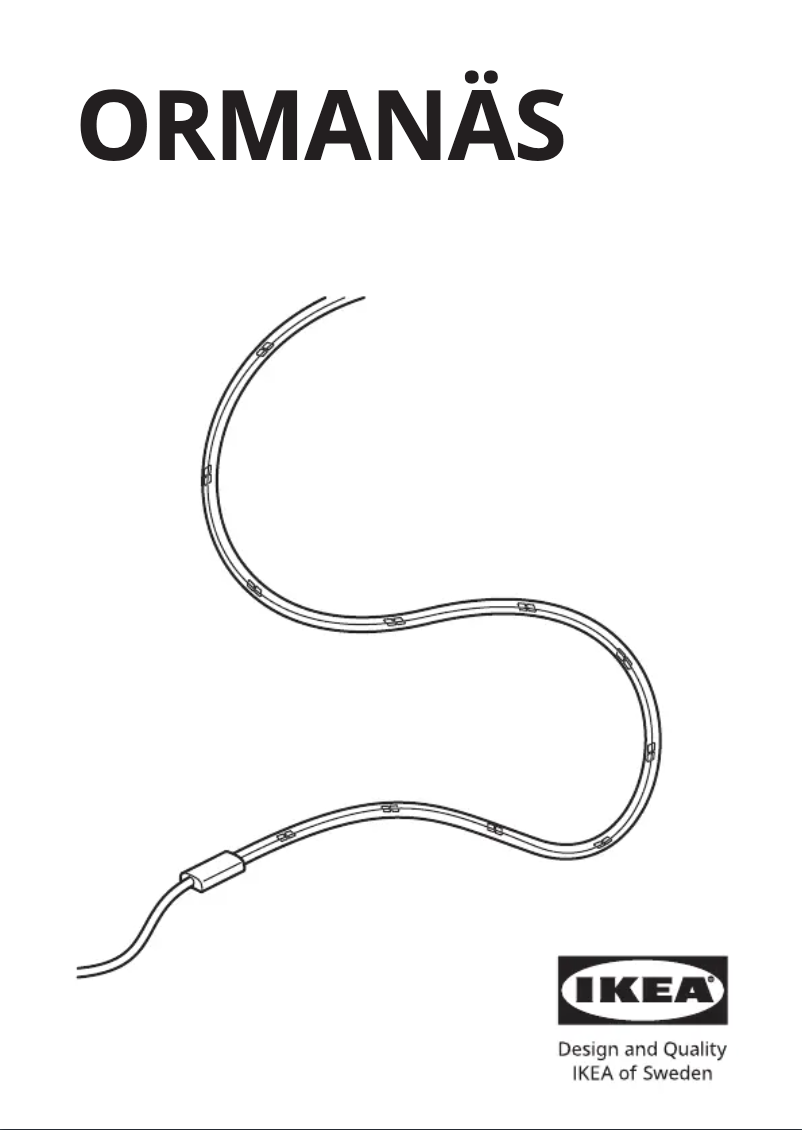 Página 1 del manual Manual de usuario Ikea ORMANÄS 005.413.19