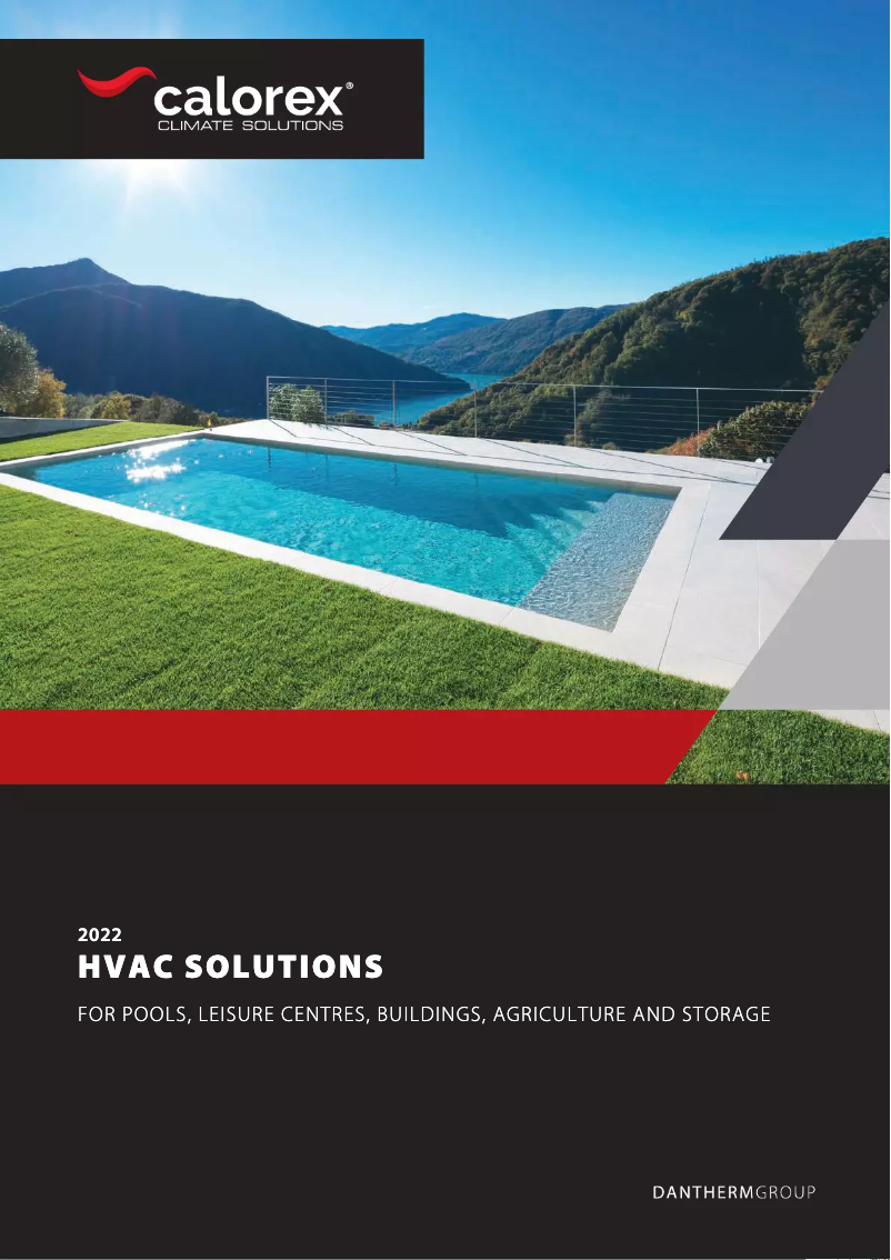 Page n°1 - Catalogue Calorex DH 600