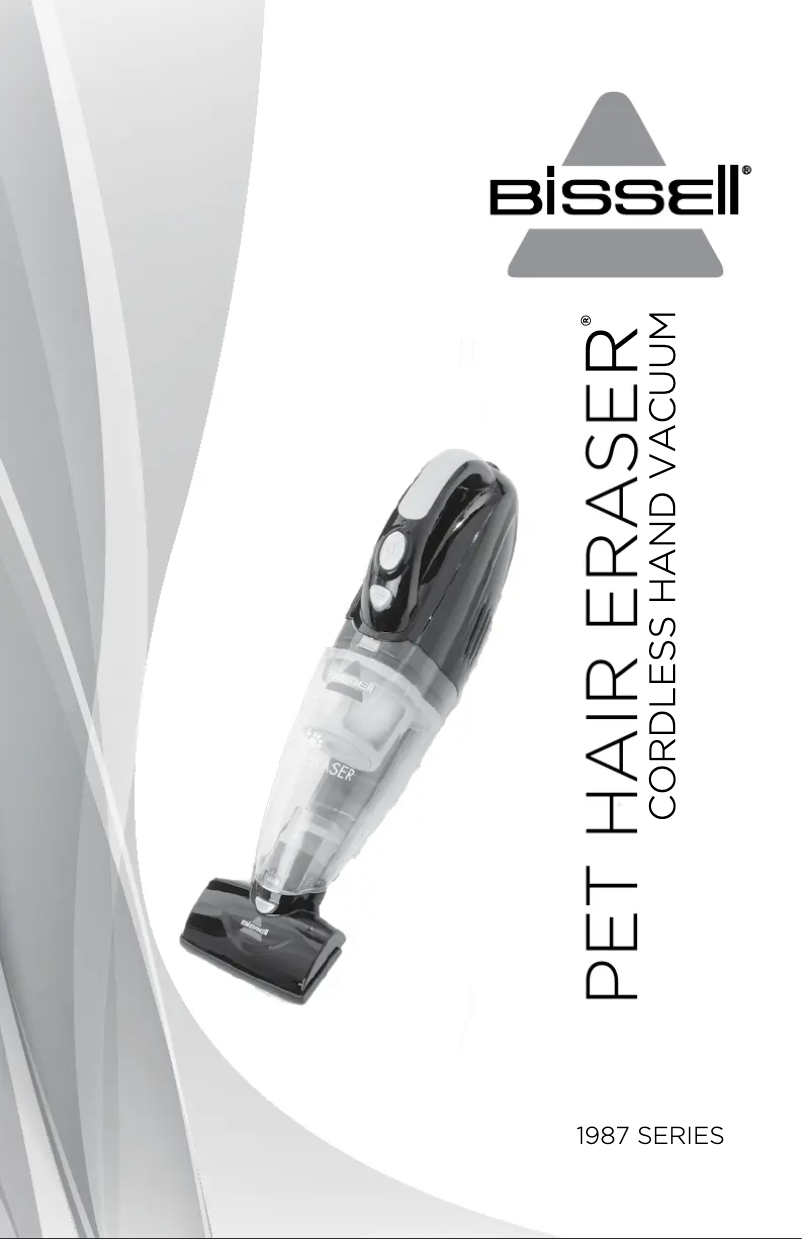 Página 1 del manual Manual de usuario Bissell Pet Stain Eraser 1987