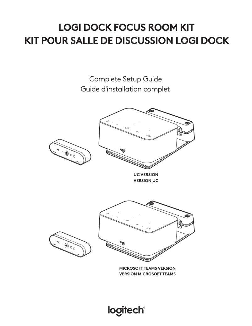 Page 1 de la notice Manuel utilisateur Logitech Logi Dock