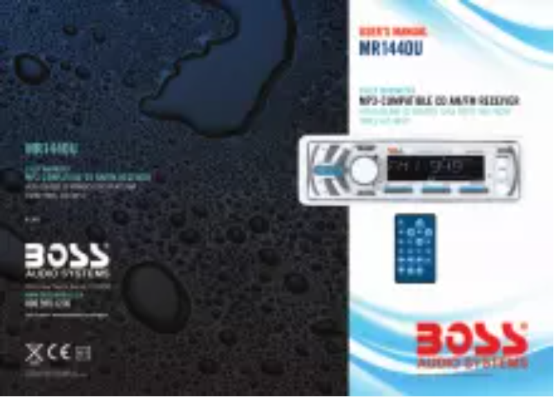 Page n°1 - Manuel utilisateur Boss MCK1440W.64