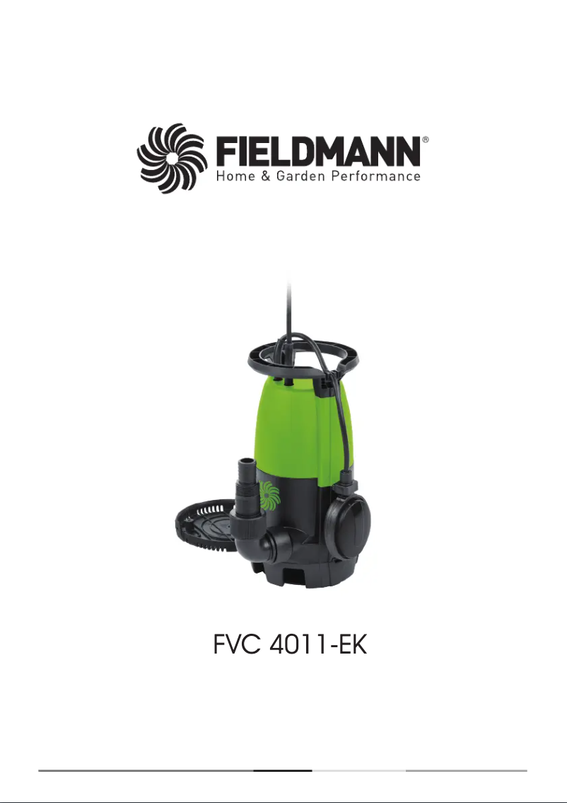 Image de la première page du manuel de l'appareil FVC 4011-EK