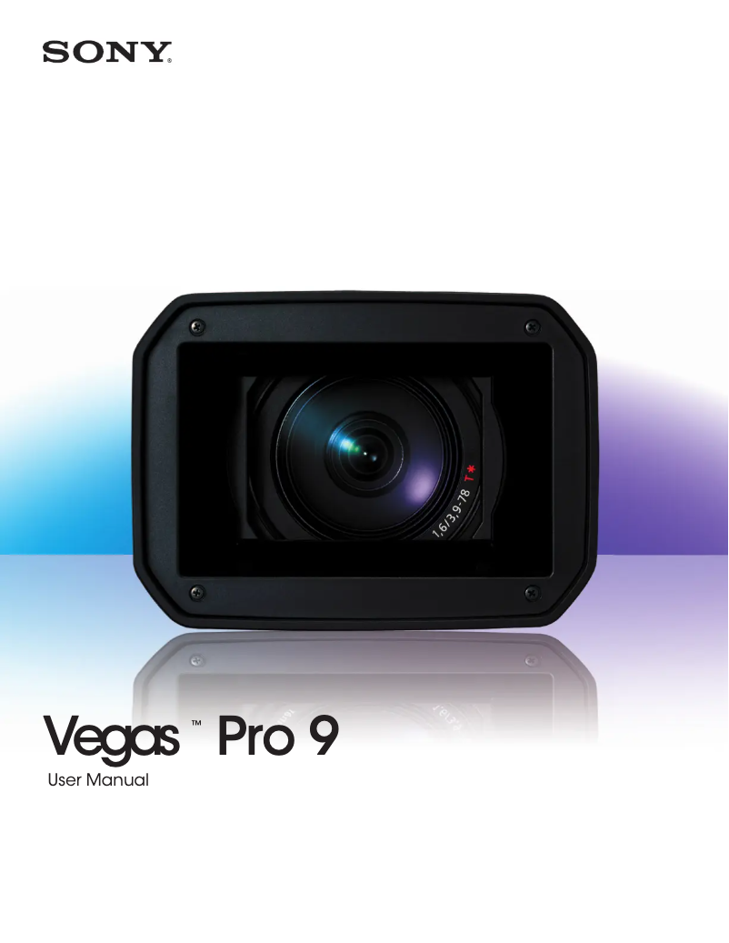 Page n°1 - Manuel utilisateur Sony Vegas Pro 9