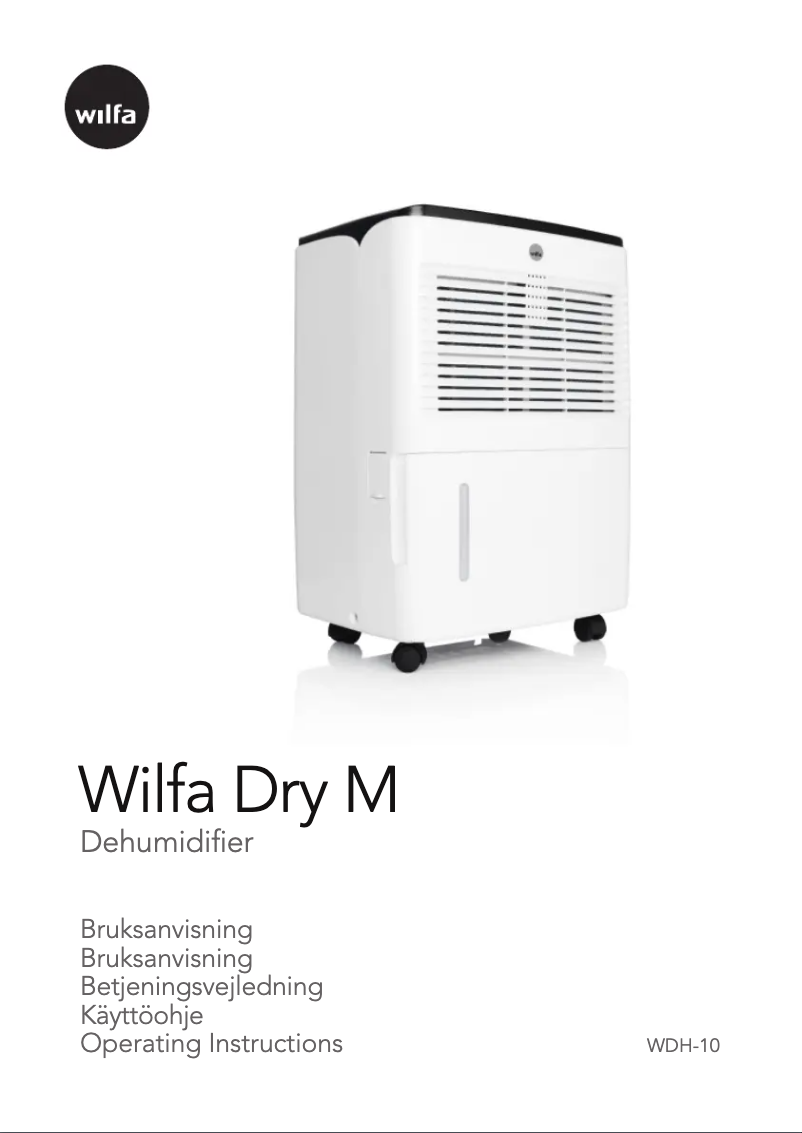 Page n°1 - Manuel utilisateur Wilfa Dry M WDH-10