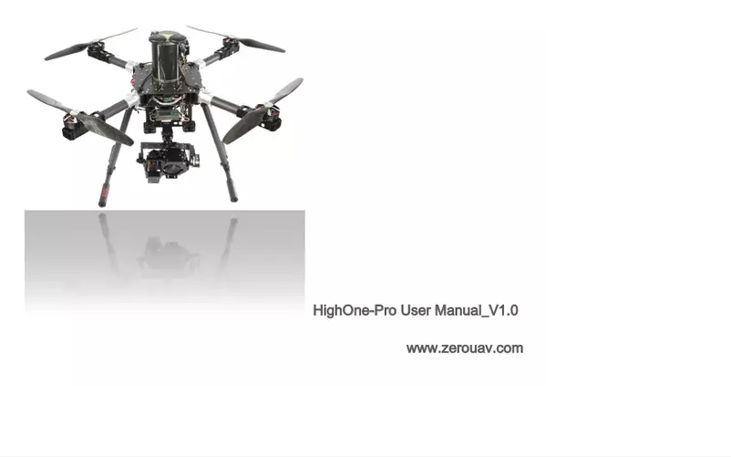 Image de la première page du manuel de l'appareil HighOne-Pro