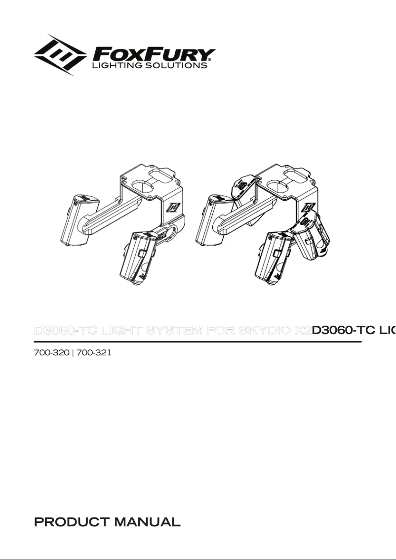 Page 1 de la notice Manuel utilisateur FoxFury D3060-TC