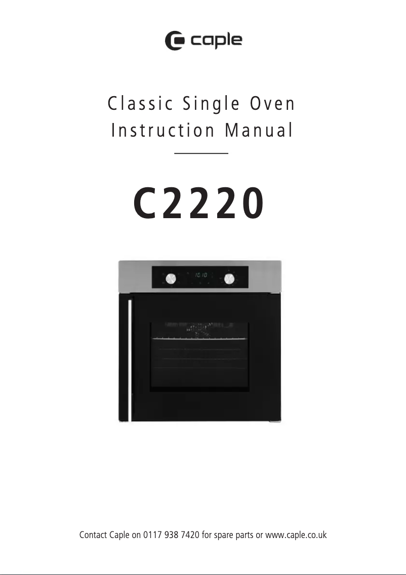 Image de la première page du manuel de l'appareil C2220