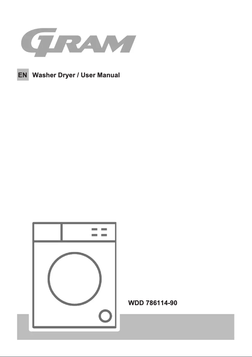 Página 1 del manual Manual de usuario Gram WDD 786114-90