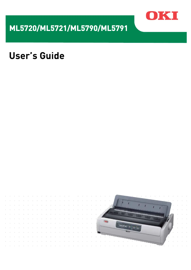 Image de la première page du manuel de l'appareil ML5721eco