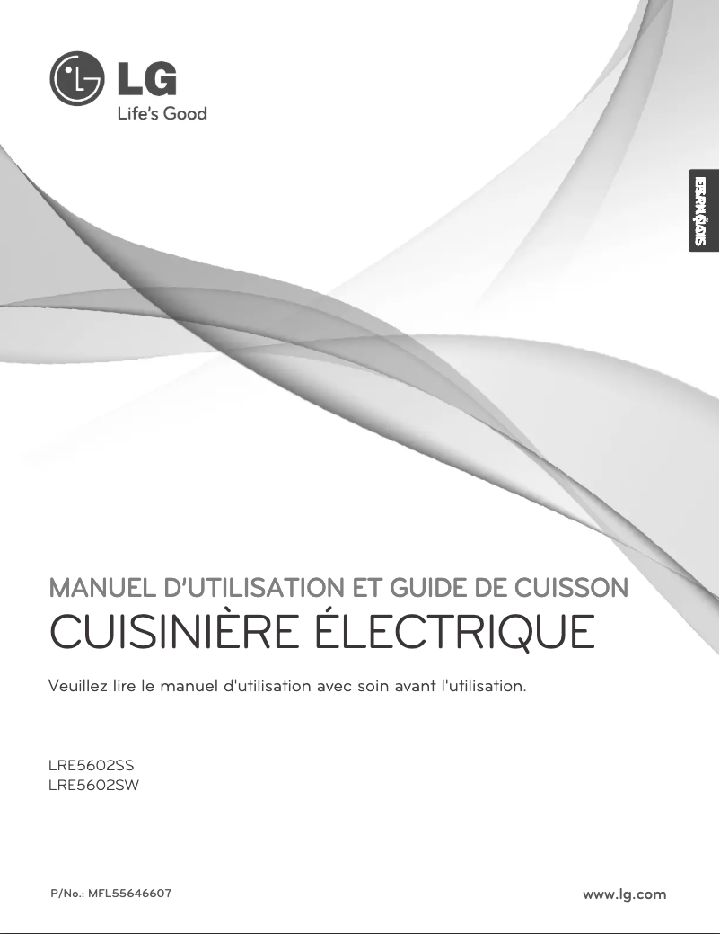 Image de la première page du manuel de l'appareil LRE5602SS