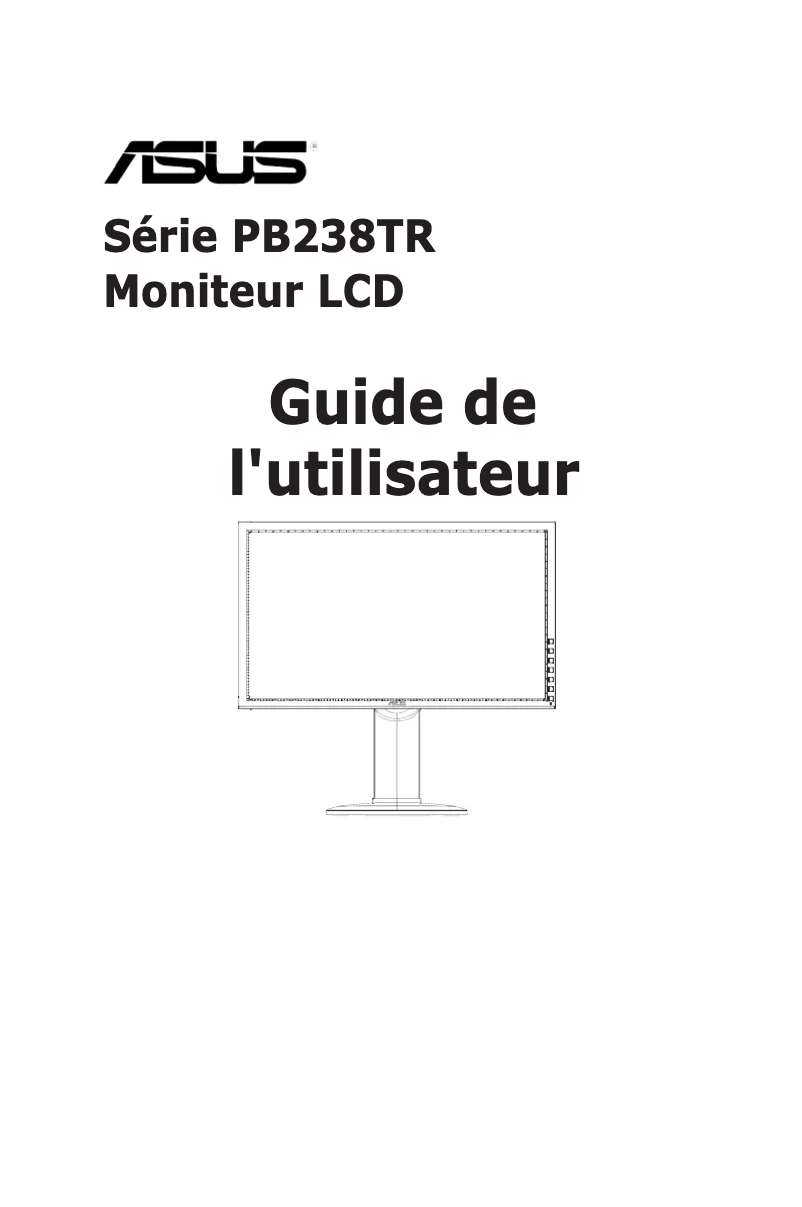 Page n°1 - Manuel utilisateur Asus PB238TR