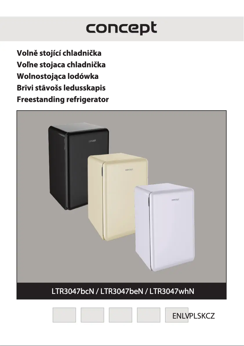 Image de la première page du manuel de l'appareil LTR3047bcN