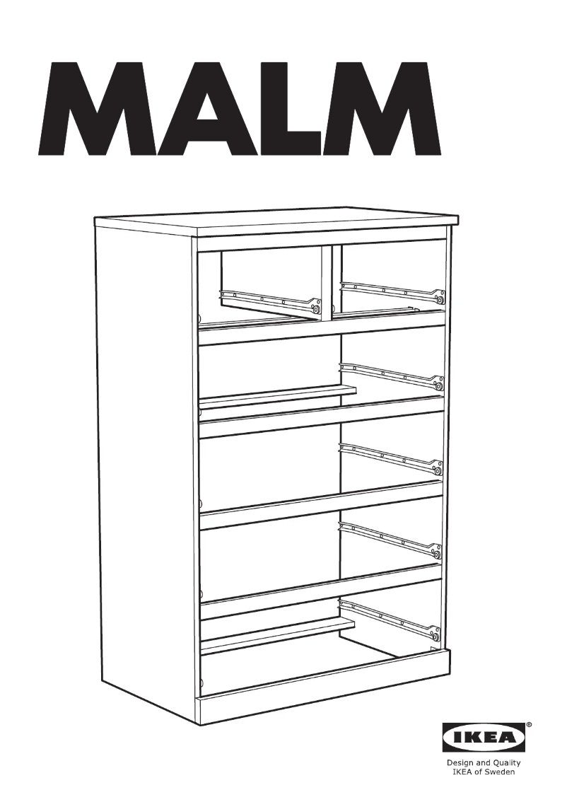 Página 1 del manual Manual de usuario Ikea MALM 904.811.70
