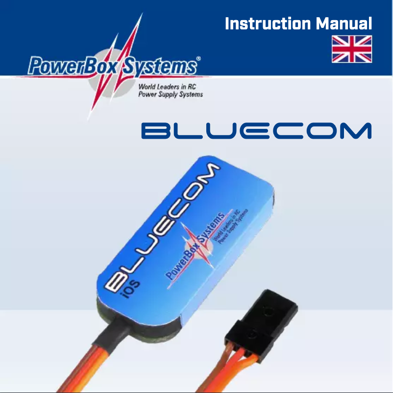 Page 1 de la notice Manuel utilisateur PowerBox Systems Bluecom