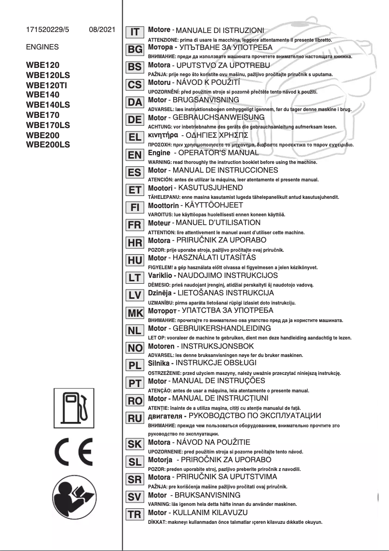 Image de la première page du manuel de l'appareil Combi 48 SQ