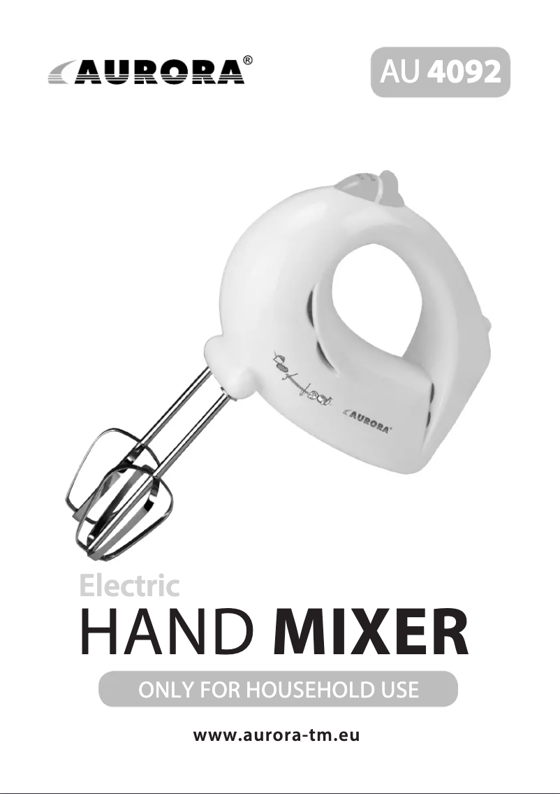 Image de la première page du manuel de l'appareil AU4092