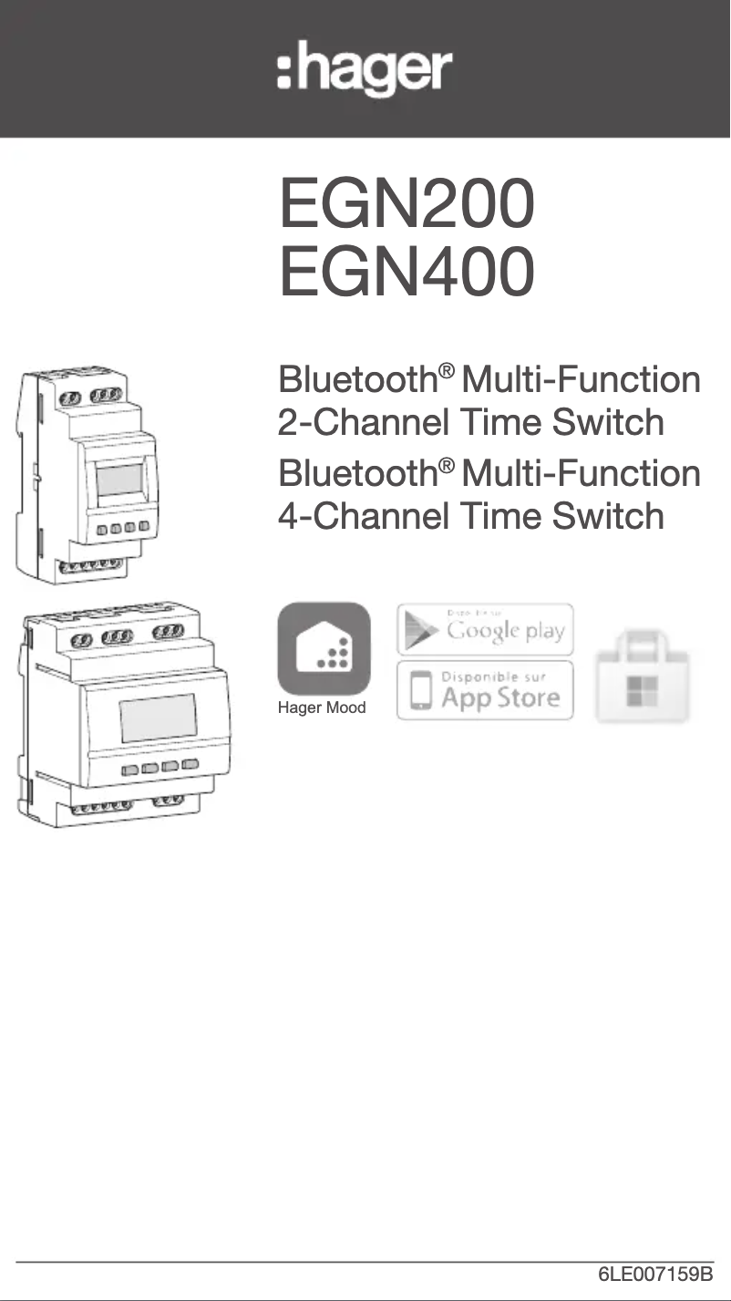 Image de la première page du manuel de l'appareil EGN200