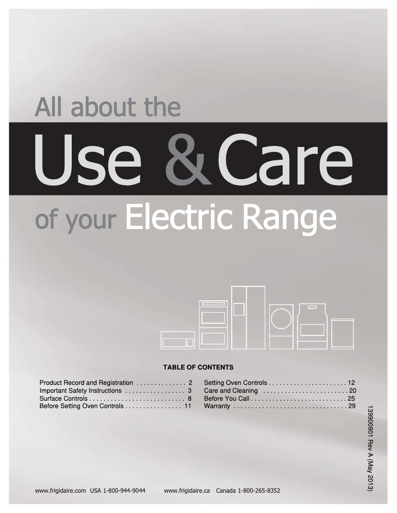 Image de la première page du manuel de l'appareil FFED3015PW
