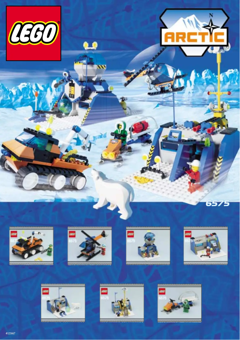 Page 1 de la notice Manuel utilisateur Lego Arctic 6575