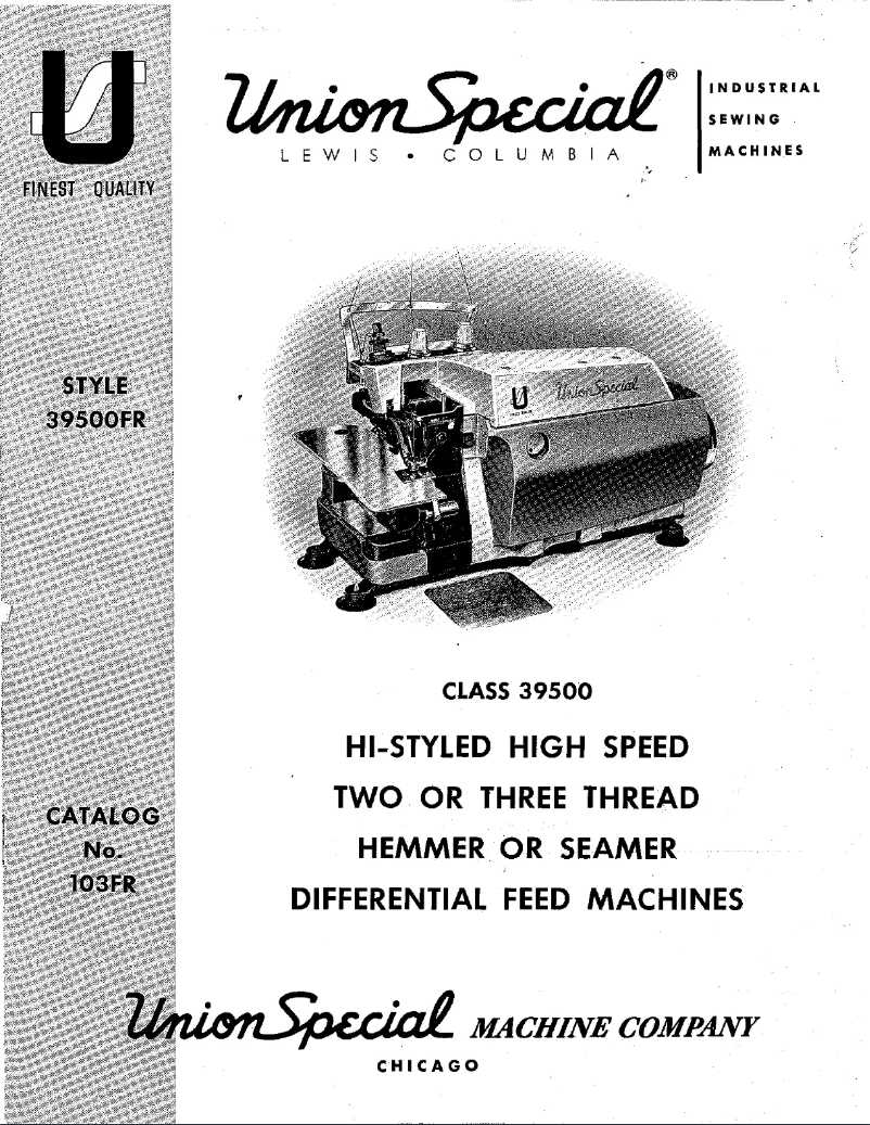 Image de la première page du manuel de l'appareil 39500FR