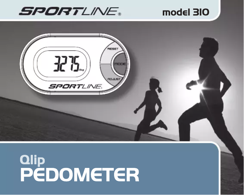 Page 1 of the manual User Manual Sportline Clip 310