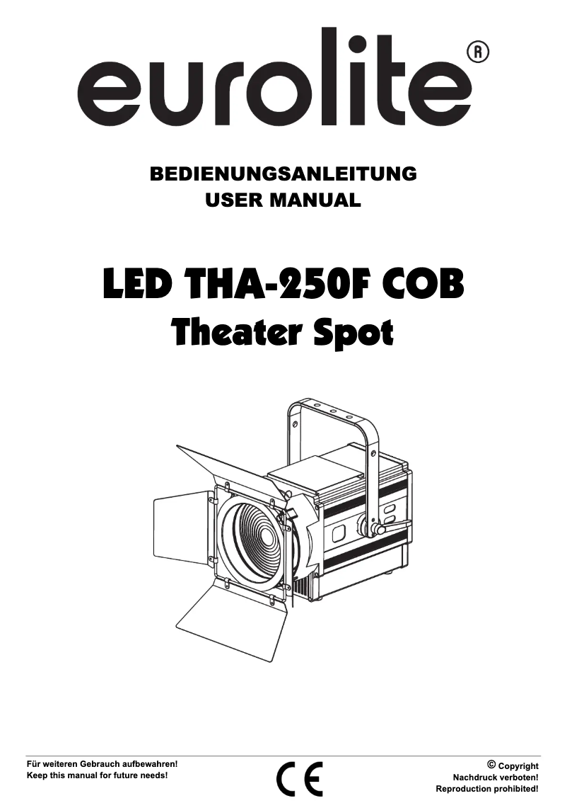 Image de la première page du manuel de l'appareil THA-250F