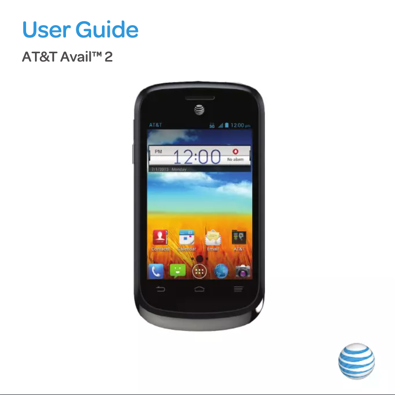 Page 1 of the manual User Manual AT&T Avail 2