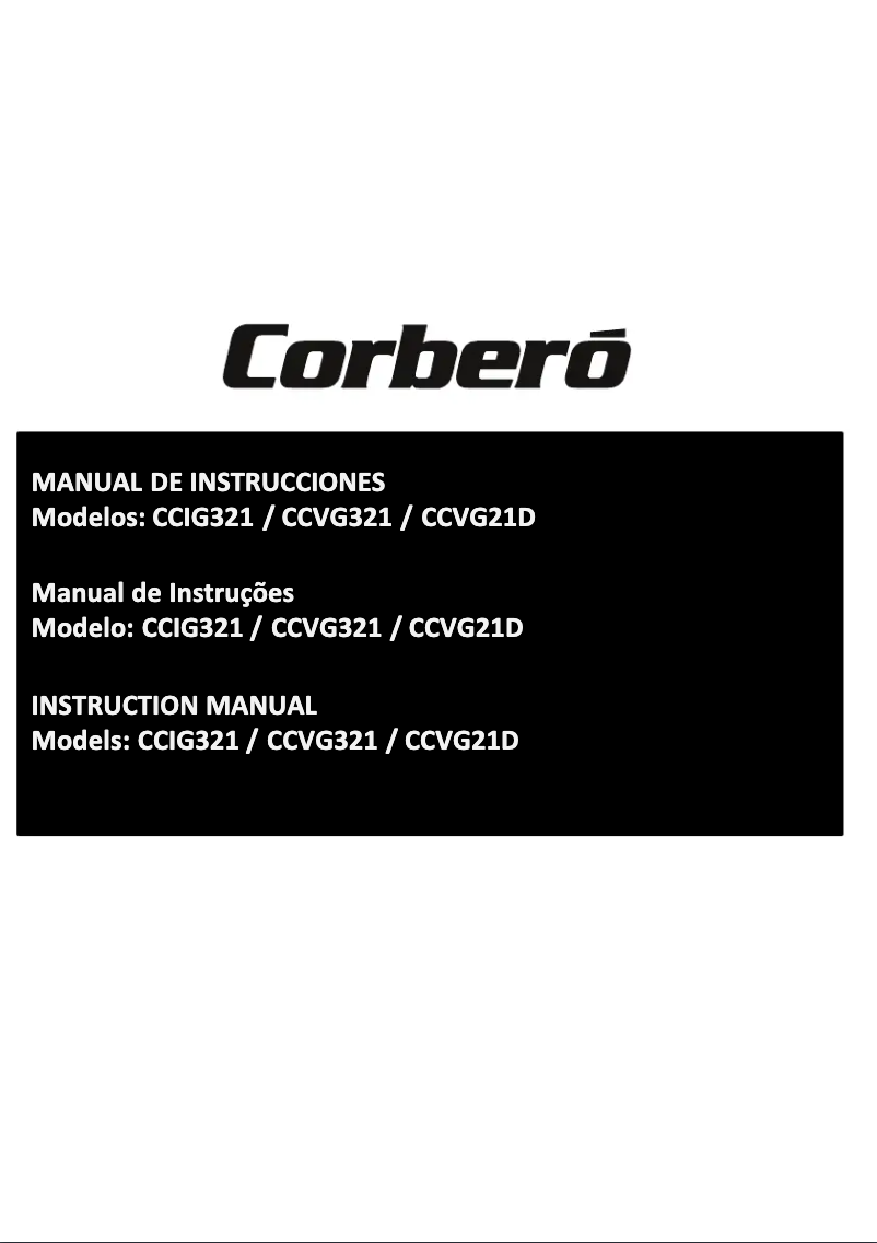 Page n°1 - Manuel utilisateur Corbero CCVG21D